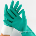 長い袖口裏地の手袋防水洗浄手袋